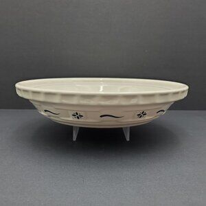 Longaberger Woven Traditions Classic Blue Pie Baking Plate Pie Dish